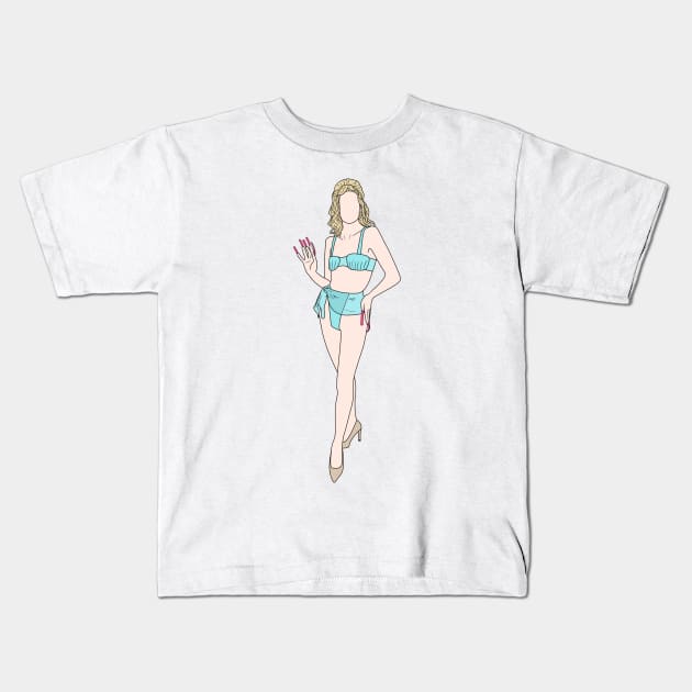 Gigi Goode Kids T-Shirt by doctorbihcraft